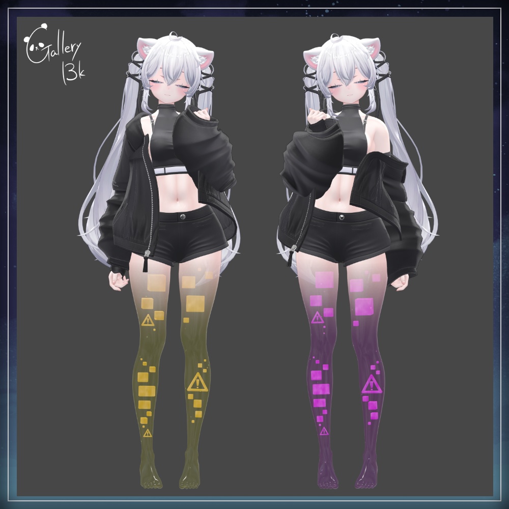 【15素体対応】ErrorLeg【Aquaglassコラボコンテンツ】