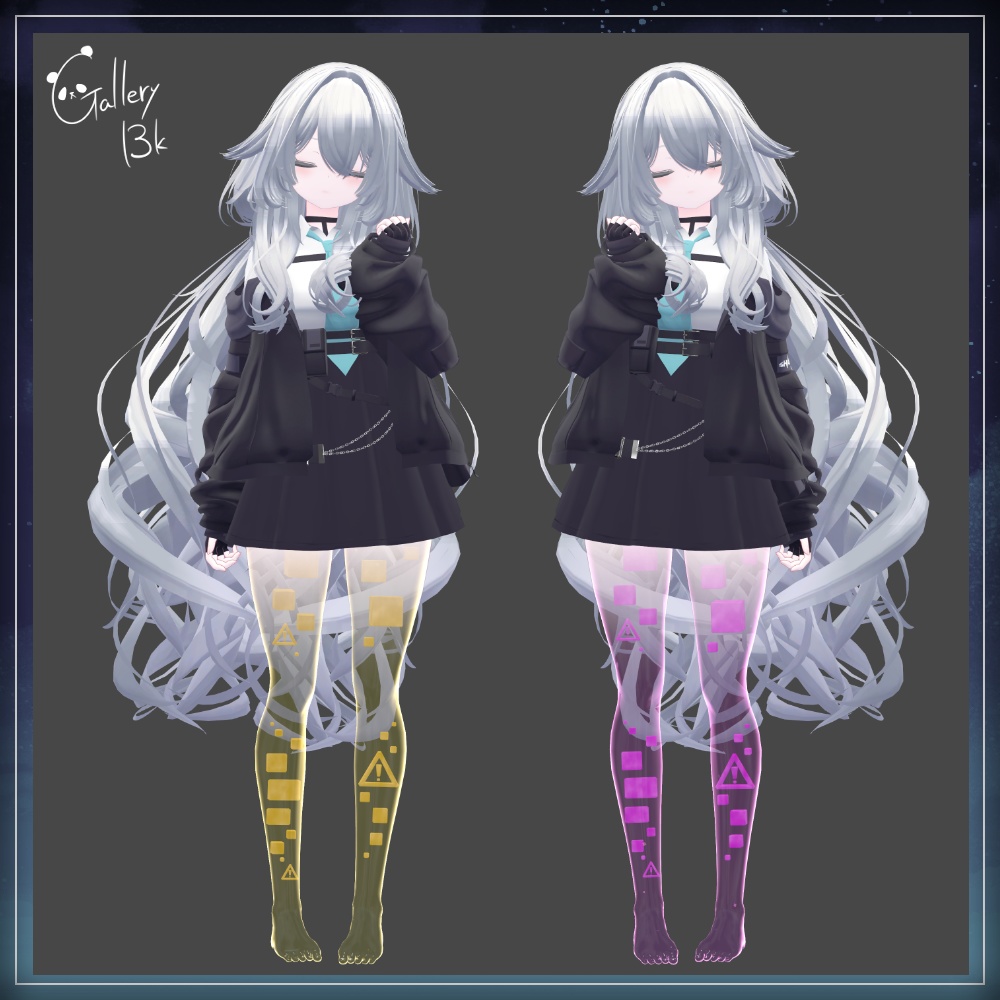 【15素体対応】ErrorLeg【Aquaglassコラボコンテンツ】