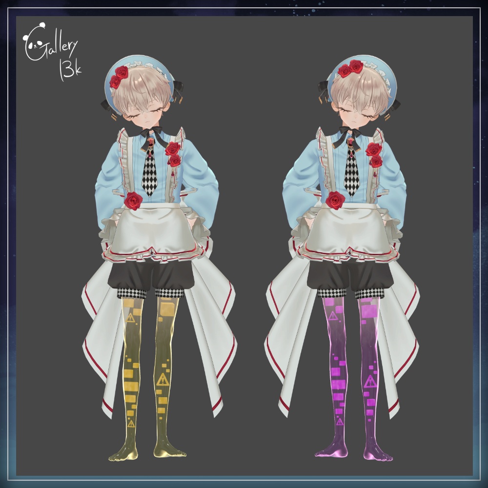 【15素体対応】ErrorLeg【Aquaglassコラボコンテンツ】