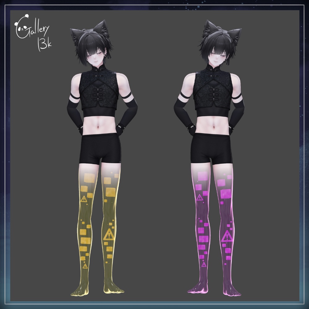 【15素体対応】ErrorLeg【Aquaglassコラボコンテンツ】