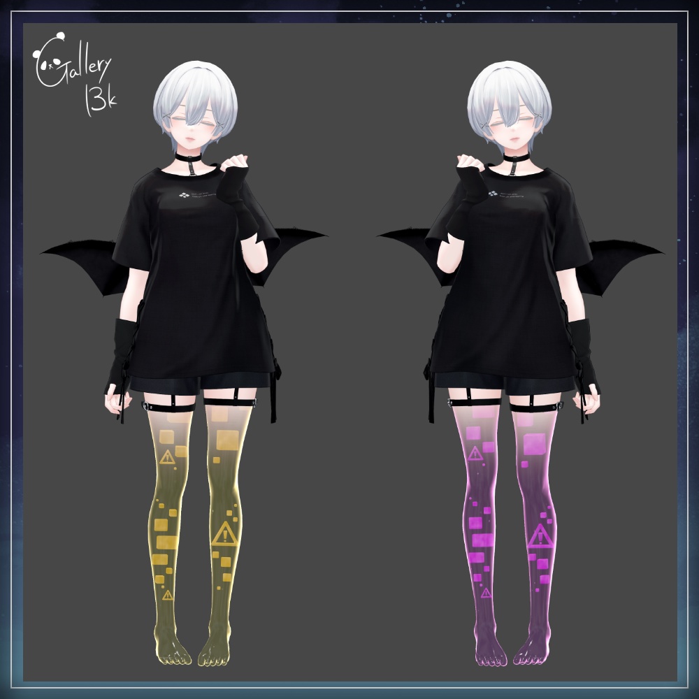 【15素体対応】ErrorLeg【Aquaglassコラボコンテンツ】