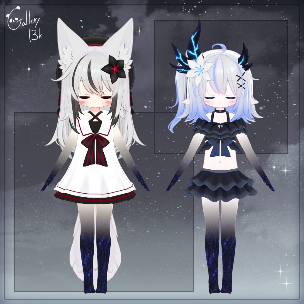 【35素体対応】手足星空化マテリアル StarryNight