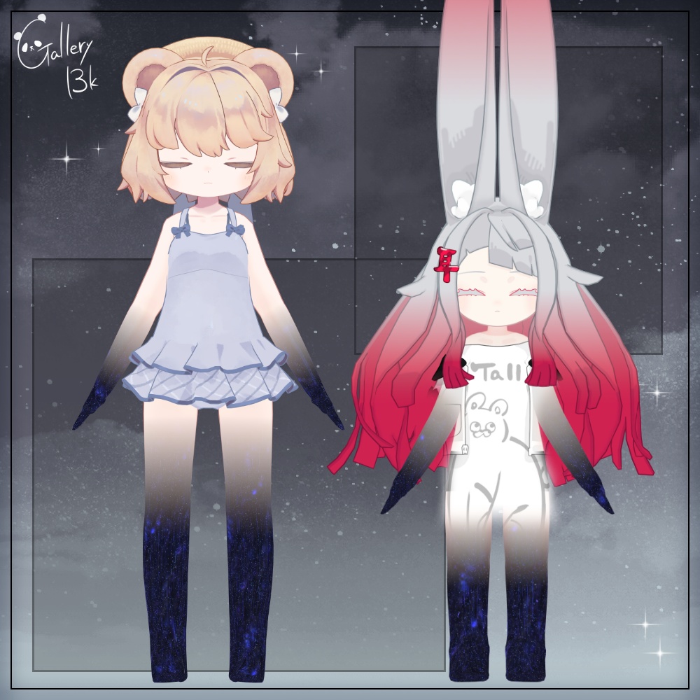 【35素体対応】手足星空化マテリアル StarryNight