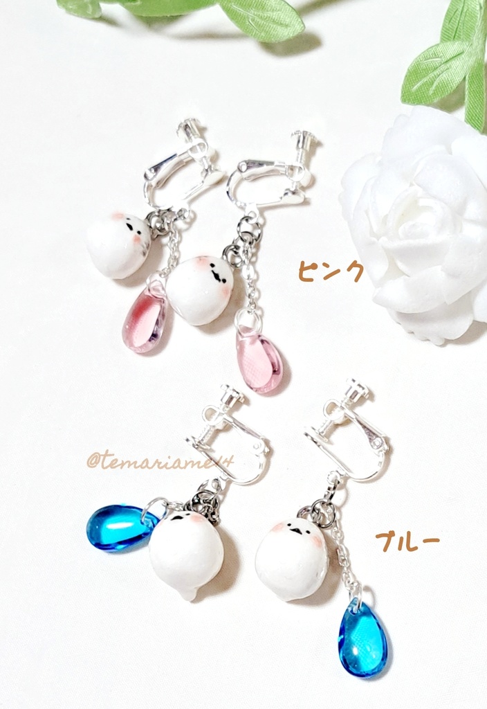 シマエナガちゃんのイヤリング