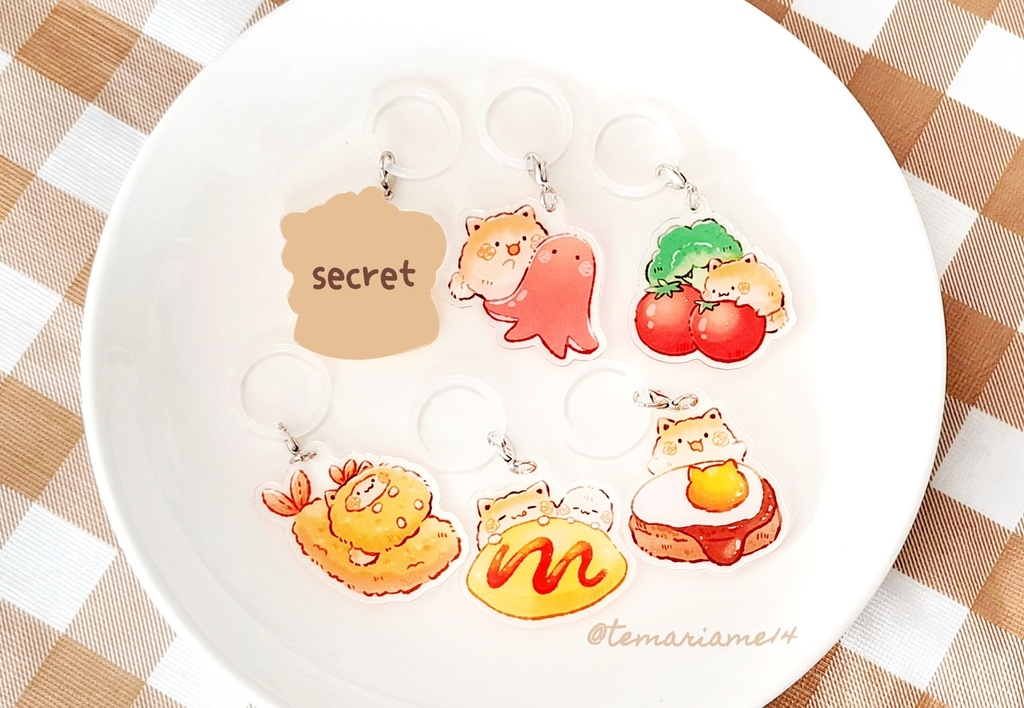 原画&めじるしチャーム(2個)セット