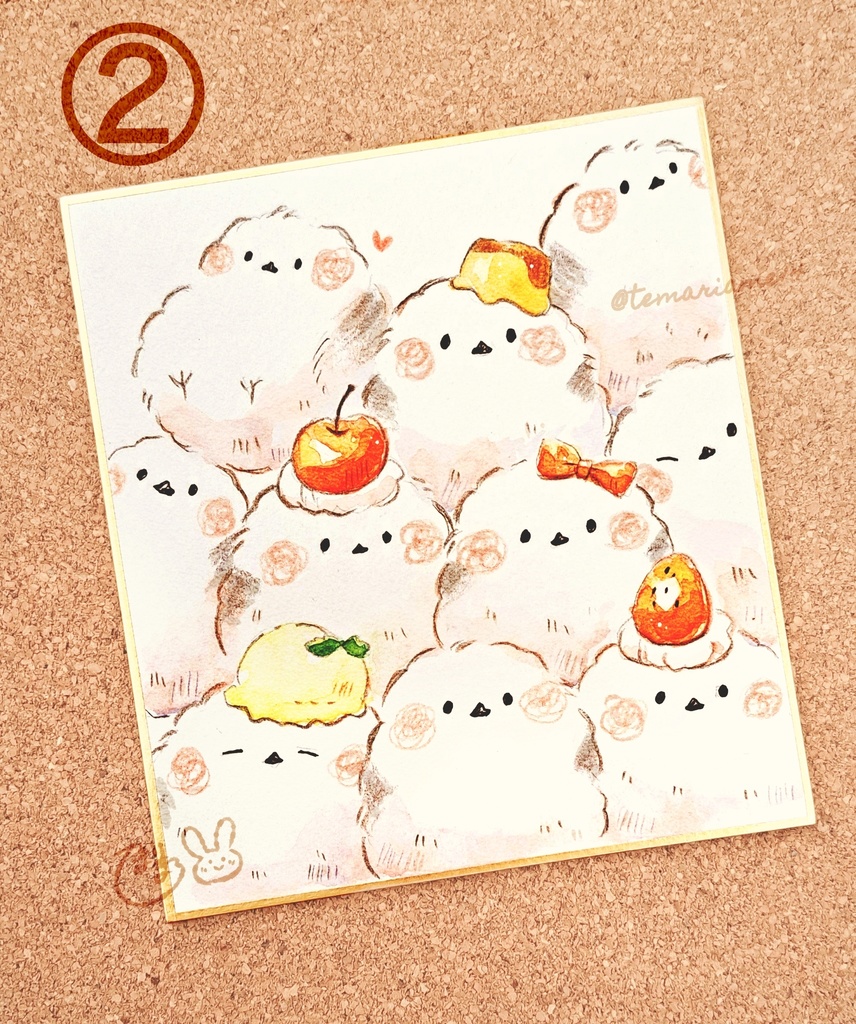 原画&めじるしチャーム(2個)セット