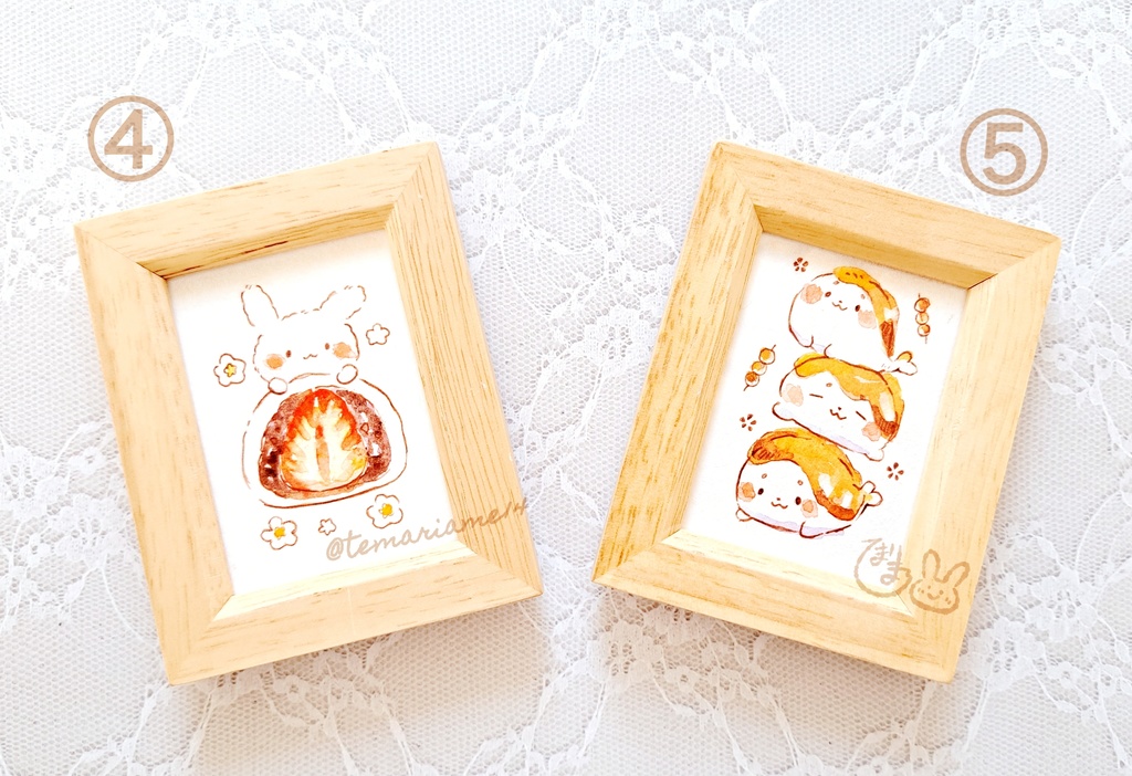 原画&めじるしチャーム(2個)セット