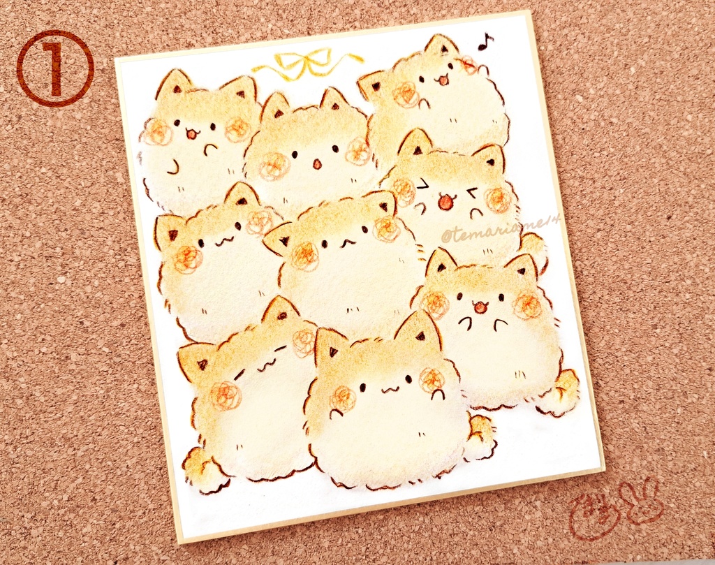 原画&めじるしチャーム(2個)セット