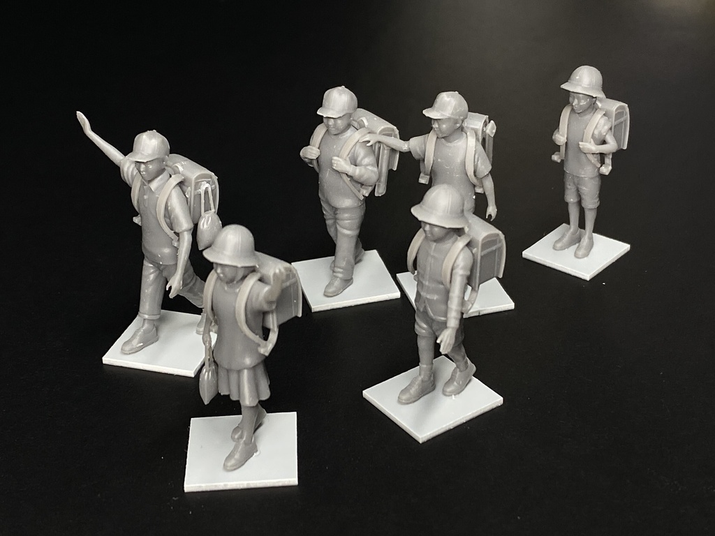 1/35小学生セットA（登下校）