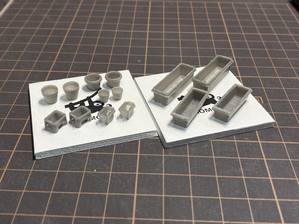 1/35ストラクチャーセットK(植木鉢＆プランター)