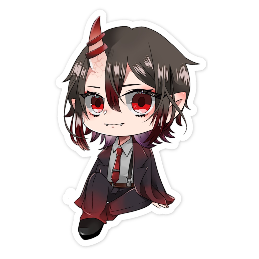 №2鬼鉄スマホステッカー