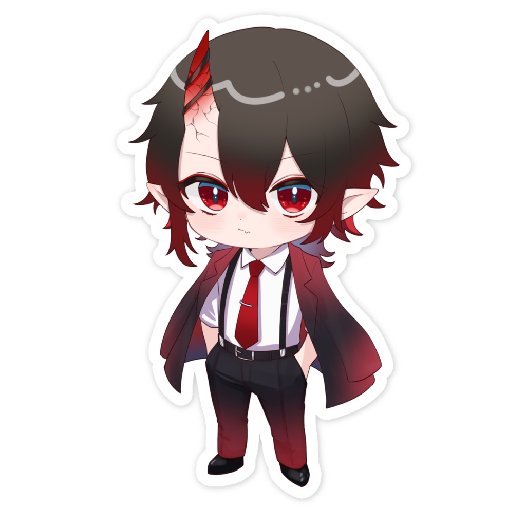 鬼鉄スマホステッカー