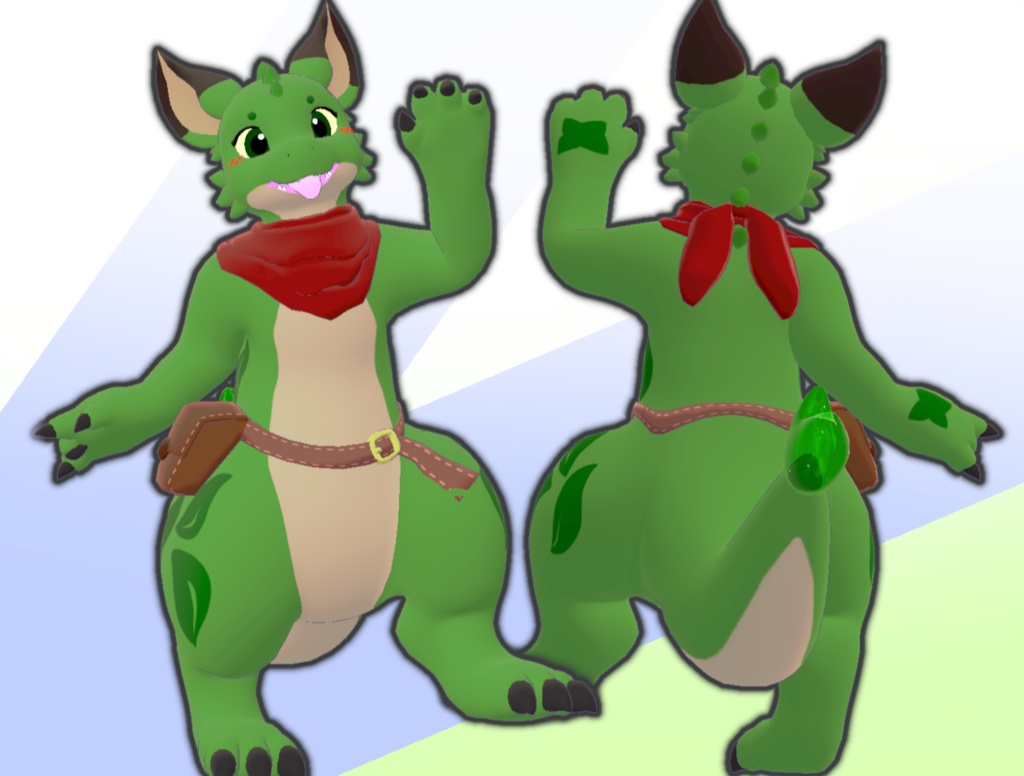 【オリジナル3Dモデル】りょく(Ryoku)