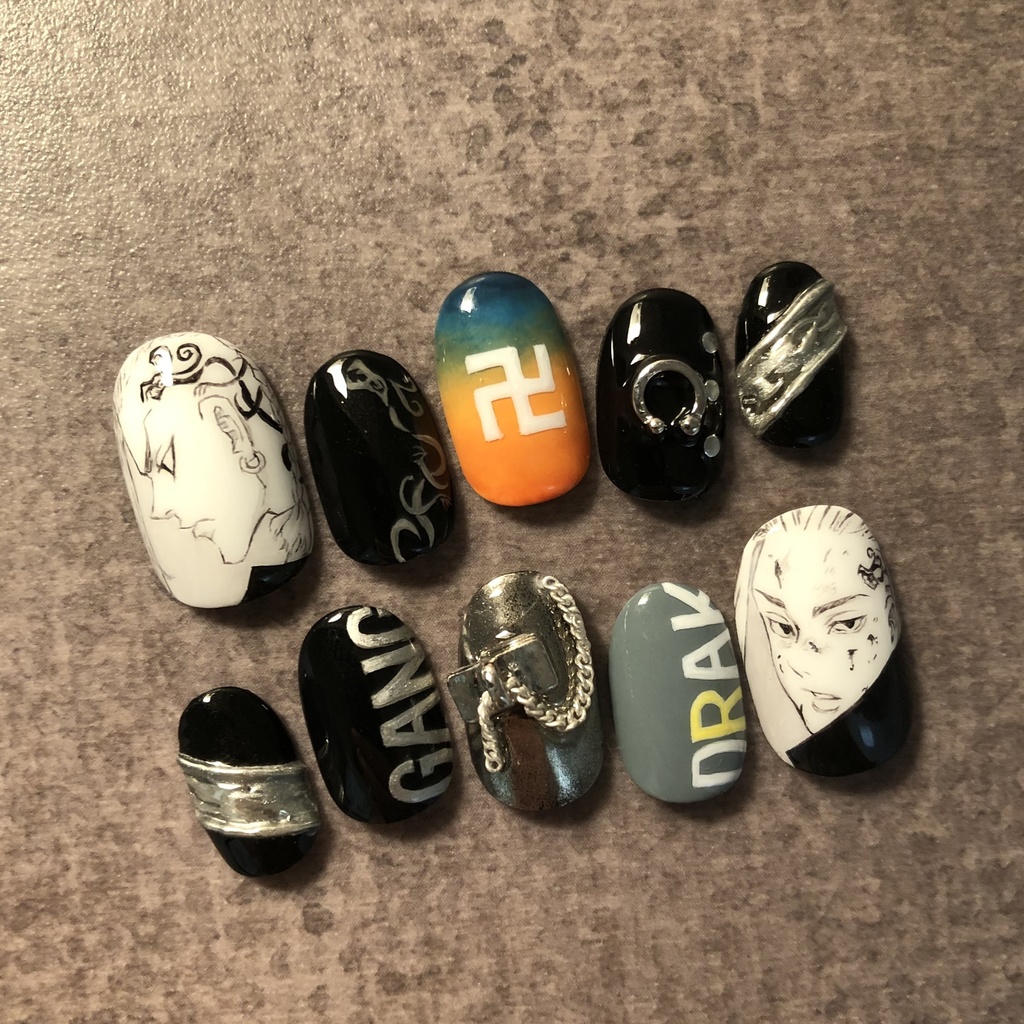 龍宮寺 堅 ネイルチップ Gin3 Shop Booth