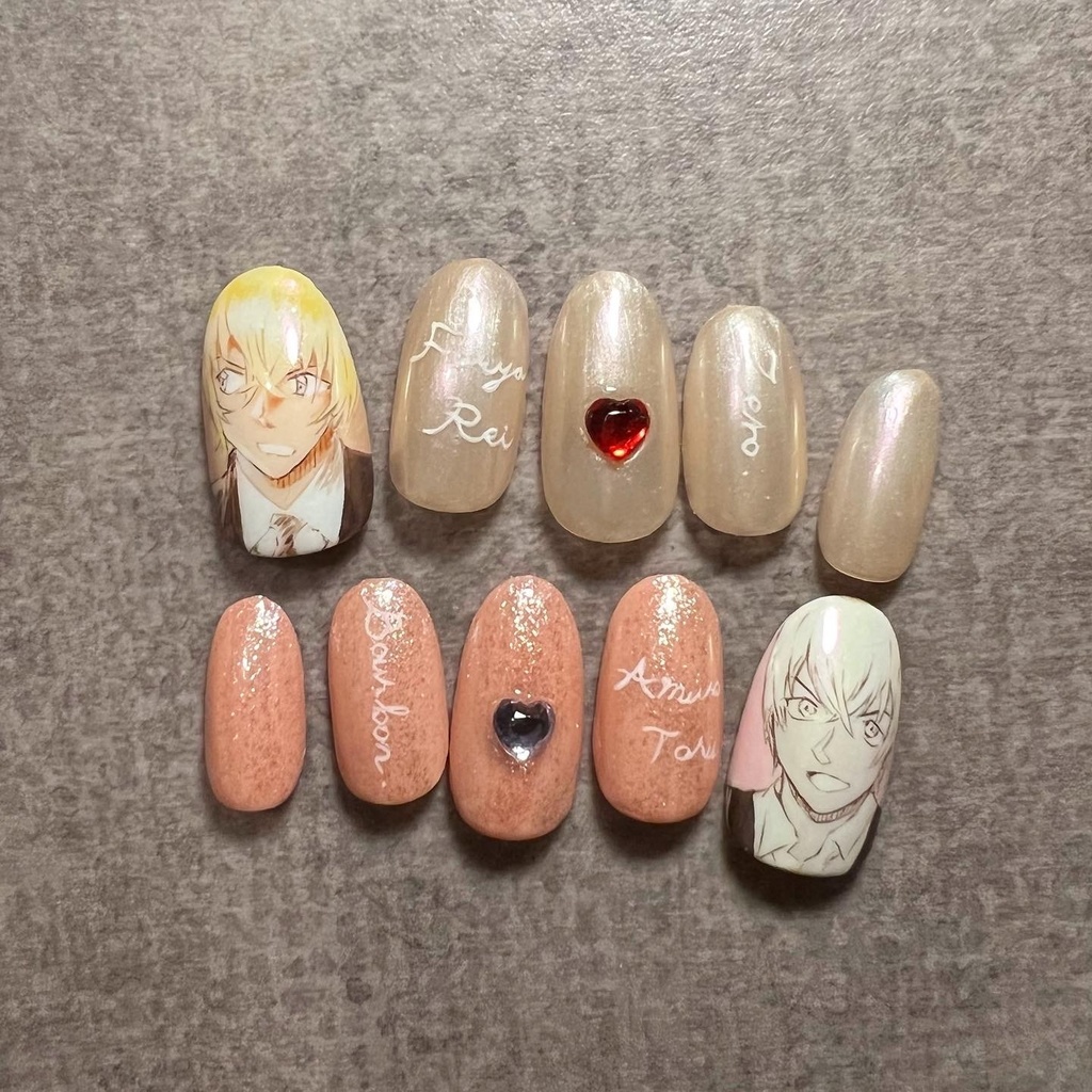 名探偵コナン 安室透 ネイルチップ Gin3 Shop Booth