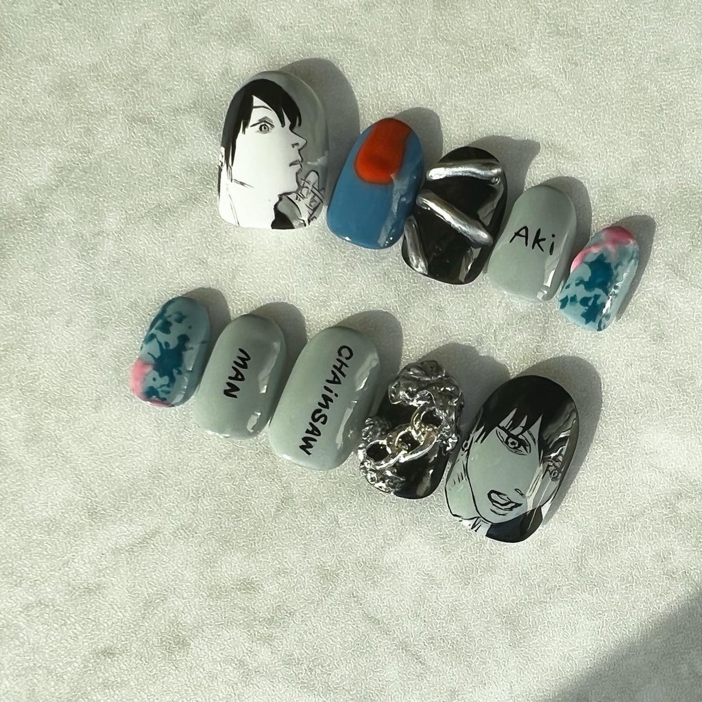 早川アキ チェンソーマン ネイルチップ