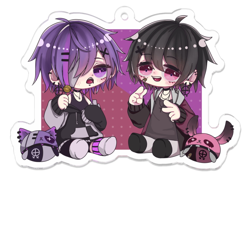 ヴィオとノイン アクリルキーホルダー