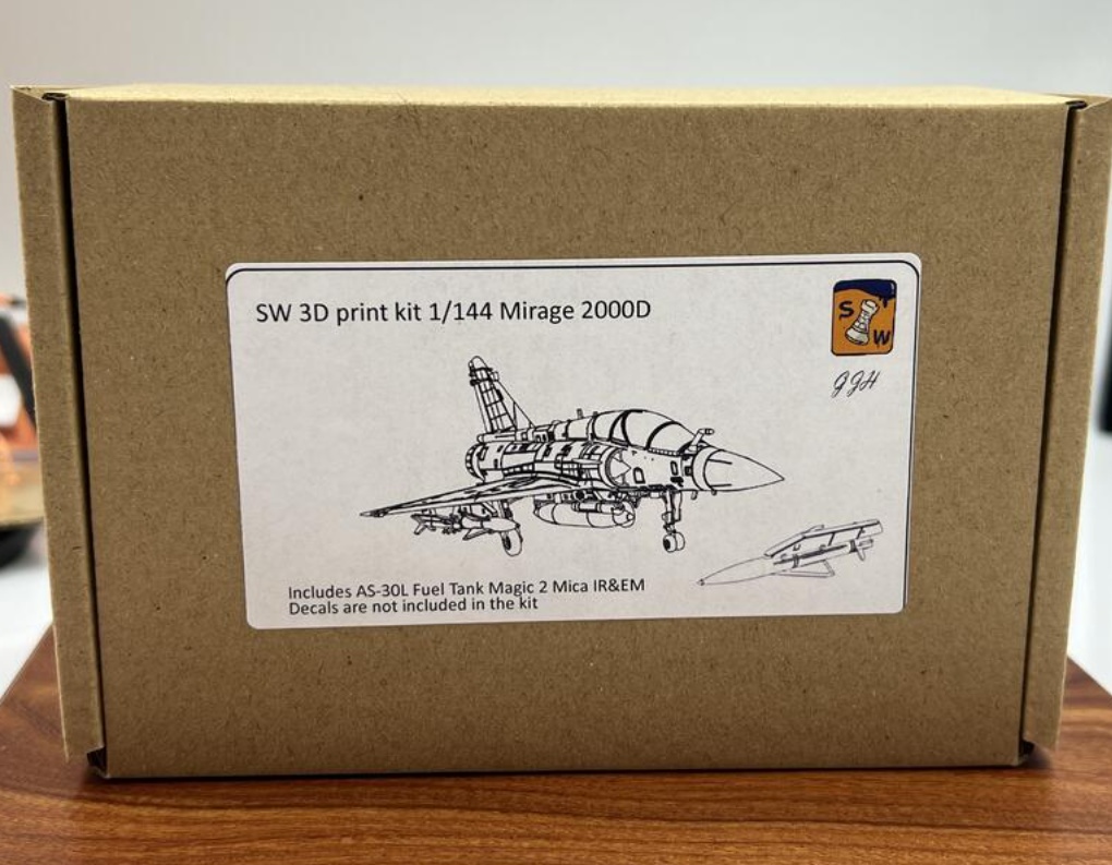 1/144 Mirage 2000 D ミラージュ2000 D 戦闘機 含む水転写デカール