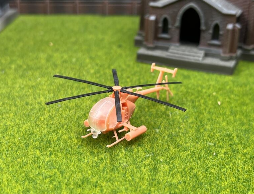 NO.1340 1/144 AH-6M Killer Egg M247+M134 攻撃ヘリコプター