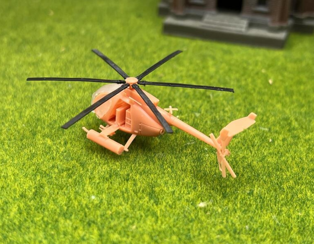 NO.1340 1/144 AH-6M Killer Egg M247+M134 攻撃ヘリコプター