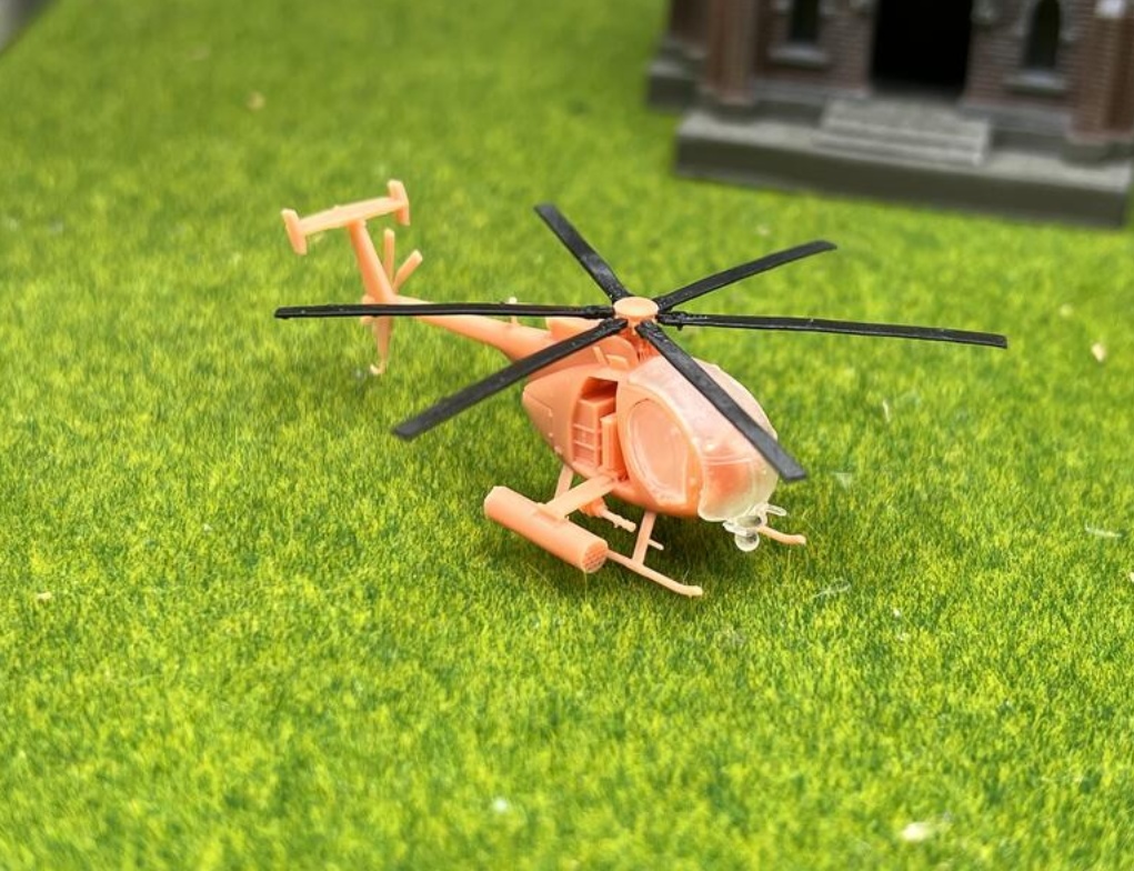 NO.1340 1/144 AH-6M Killer Egg M247+M134 攻撃ヘリコプター