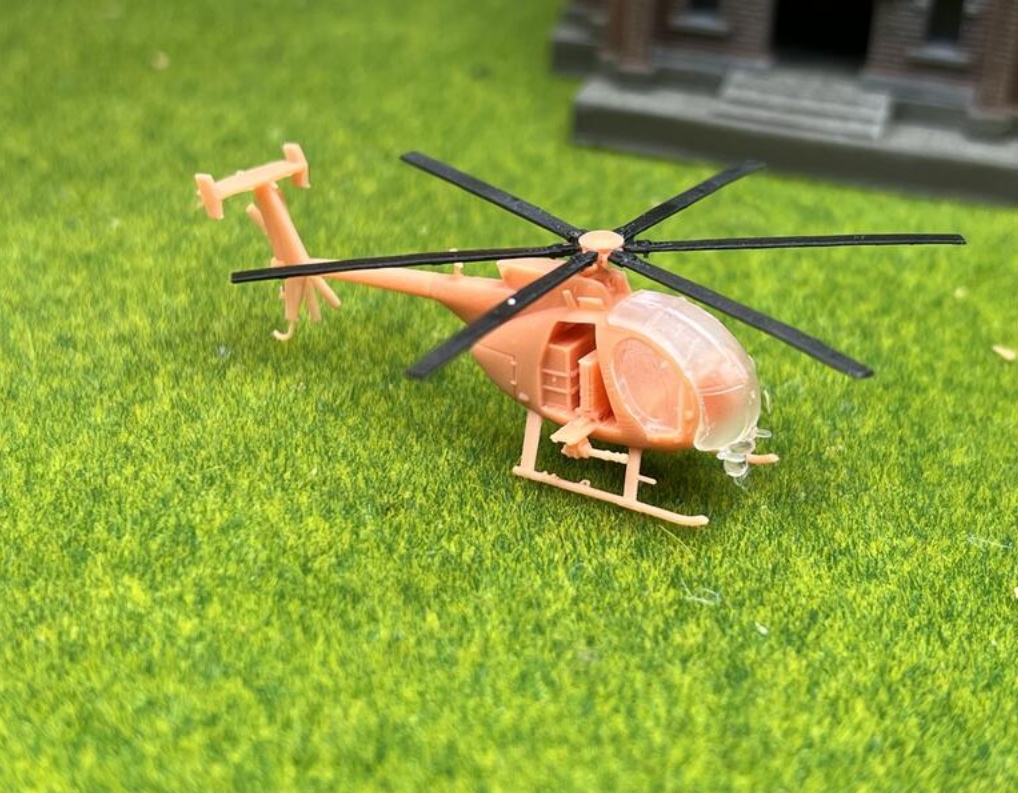NO.1338 1/144 AH-6M Killer Egg M134 Minigun 攻撃ヘリコプター
