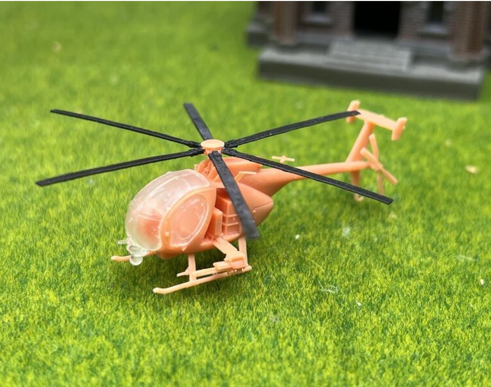 NO.1337 1/144 AH-6M Killer Egg GAU-19 攻撃ヘリコプター