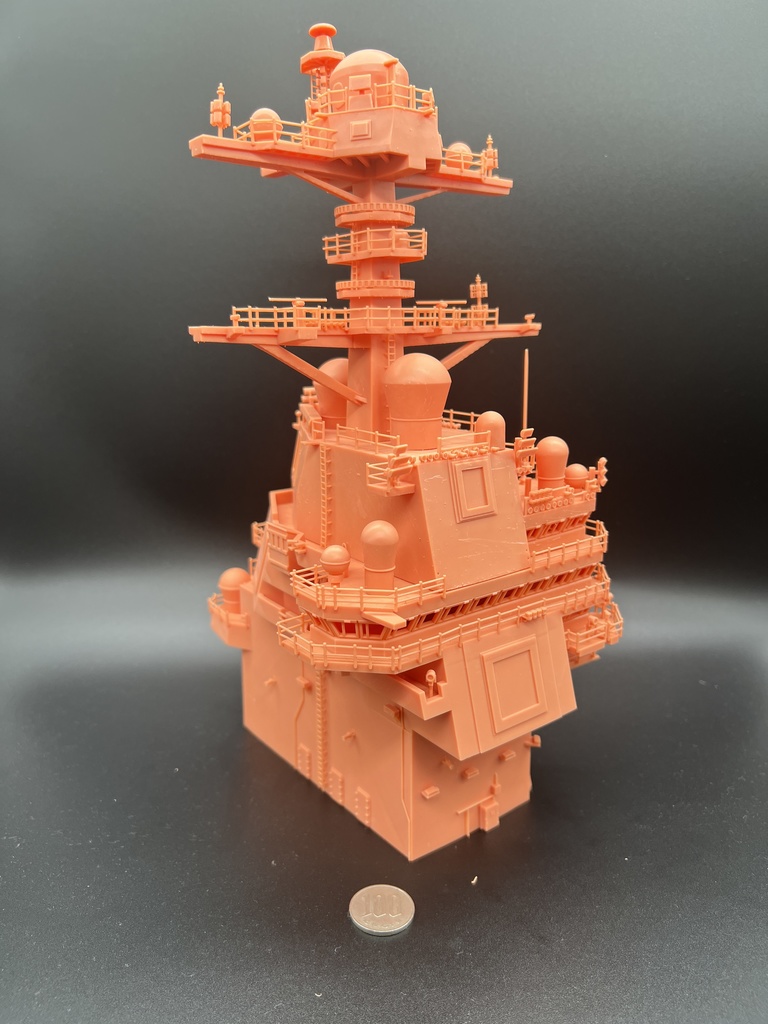1/144 フォード級航空母艦船橋