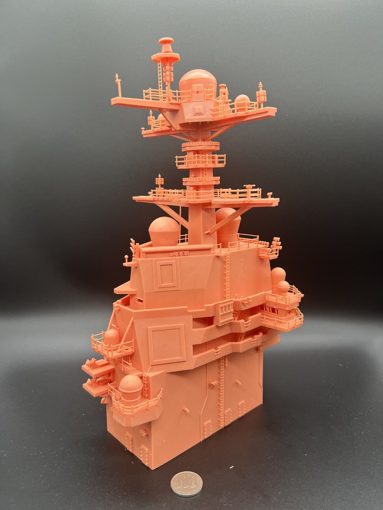 1/144 フォード級航空母艦船橋