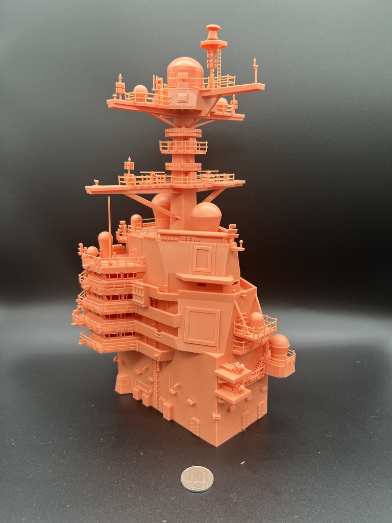 1/144 フォード級航空母艦船橋