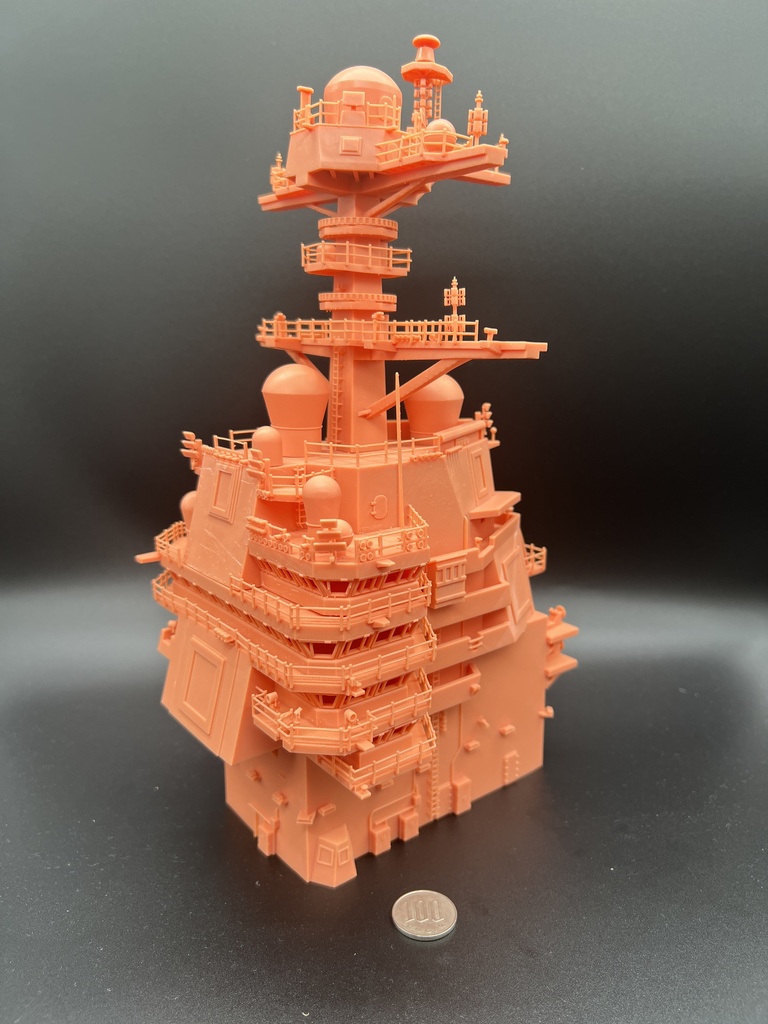 1/144 フォード級航空母艦船橋