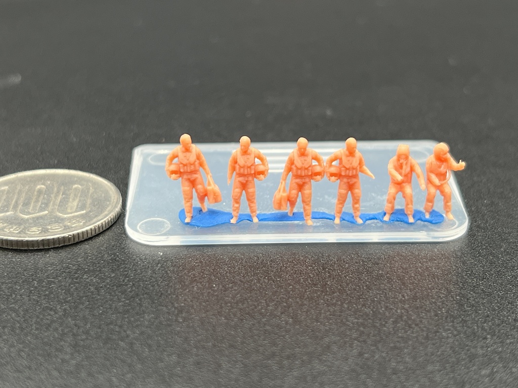 1466 1/144 ドイツ連邦軍 現代戦闘機パイロット 6員入