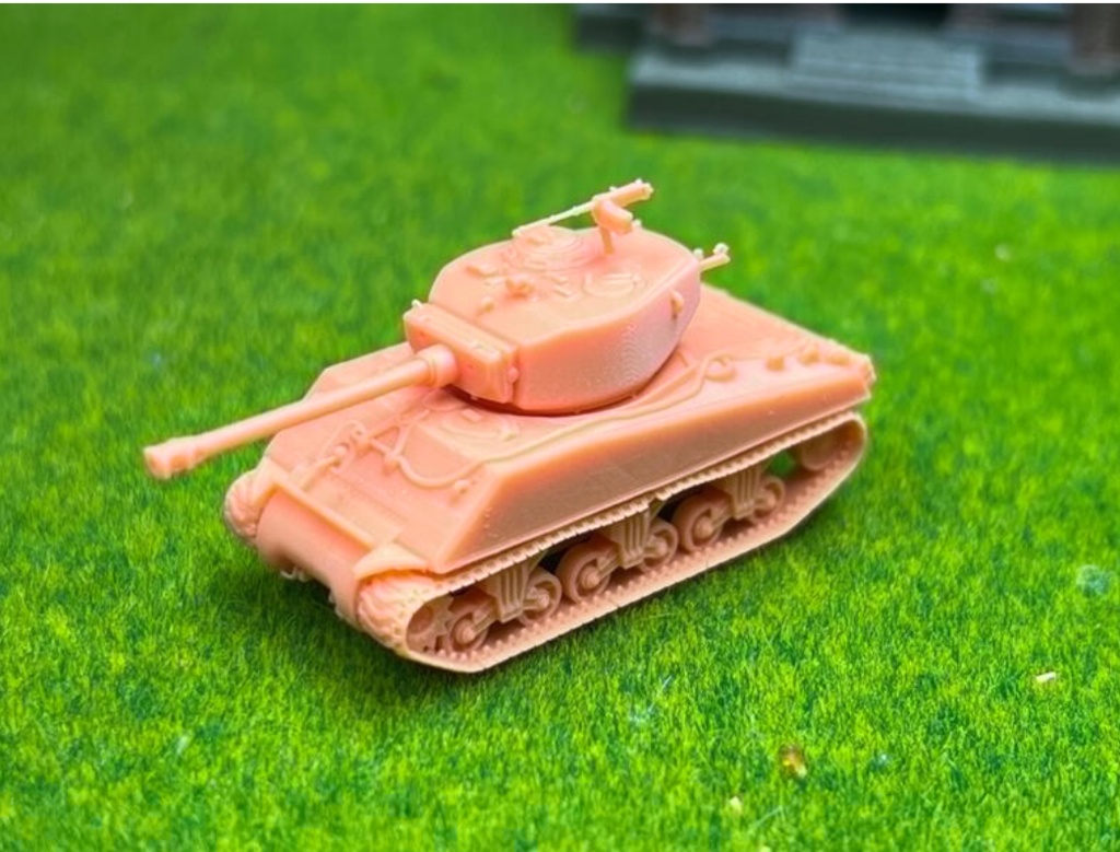 1217 1/144 M4A3E2 (76) Jumbo ジャンボ 砲口制退器