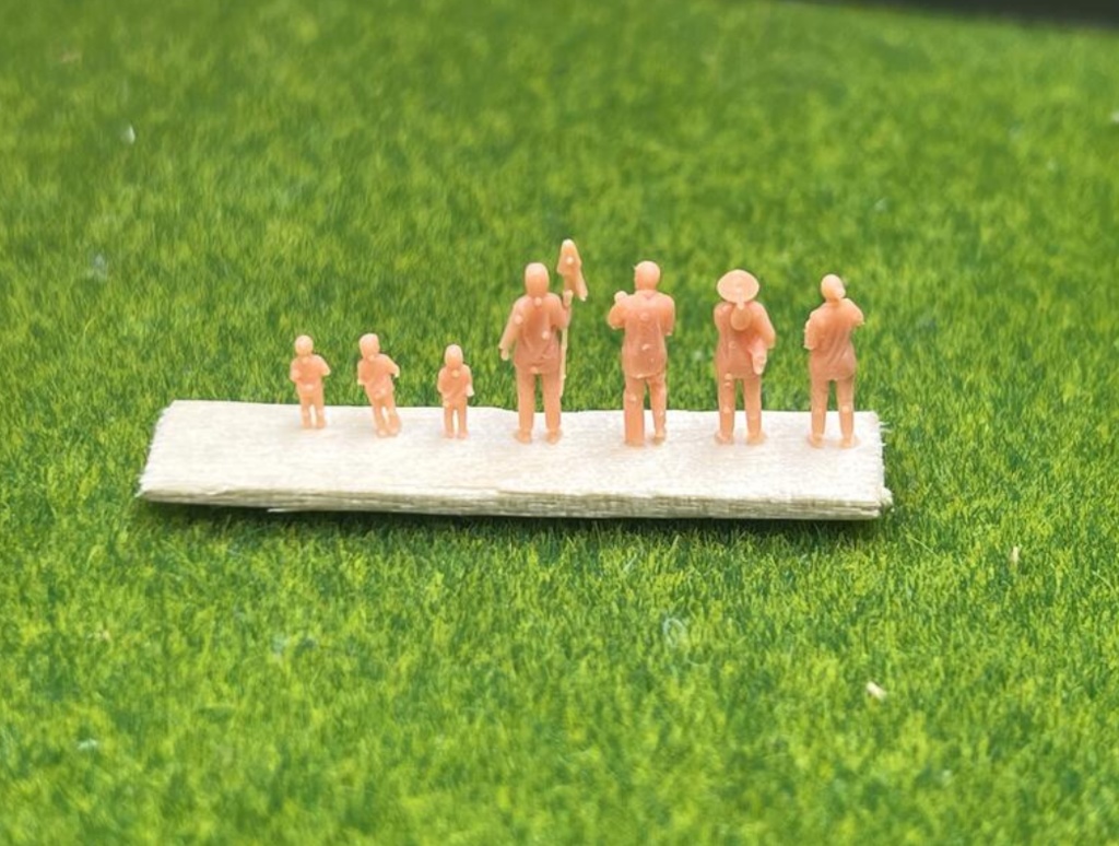 1213 1/144 ベトナム戦争 民間人形 03 難民