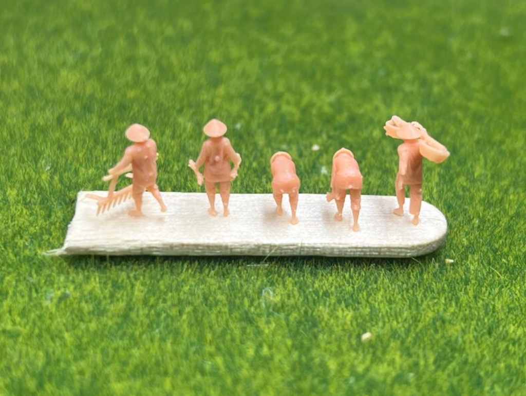 1211 1/144 ベトナム戦争 民間人形 01 農民 作業中