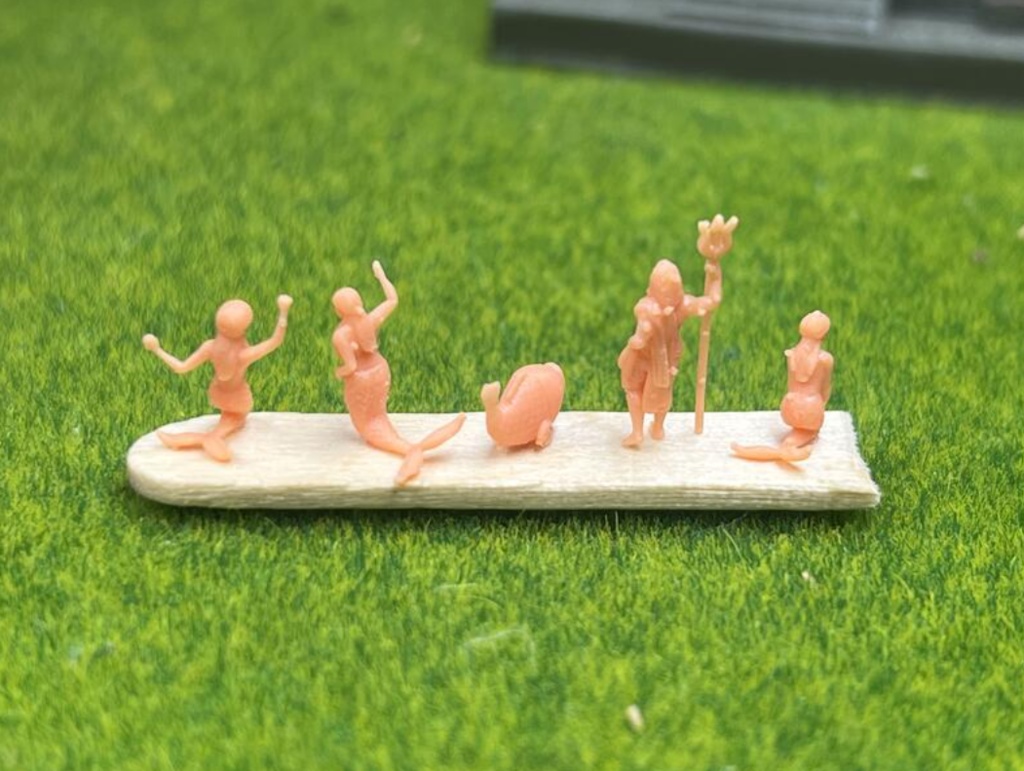 1207 1/144 海の王 人魚姫