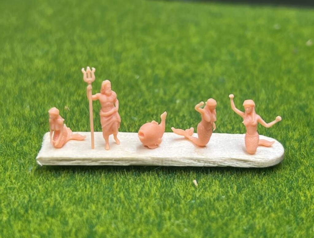 1207 1/144 海の王 人魚姫