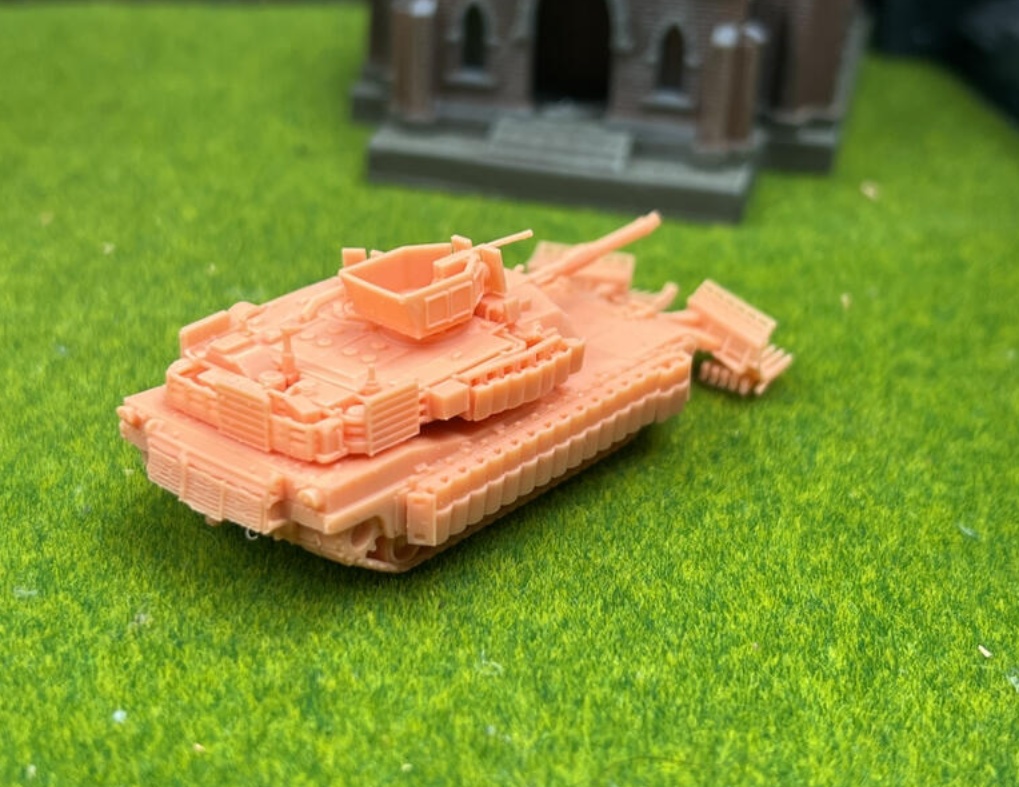 1077 1/144 M1A2 エイブラムス tusk3 mine plow