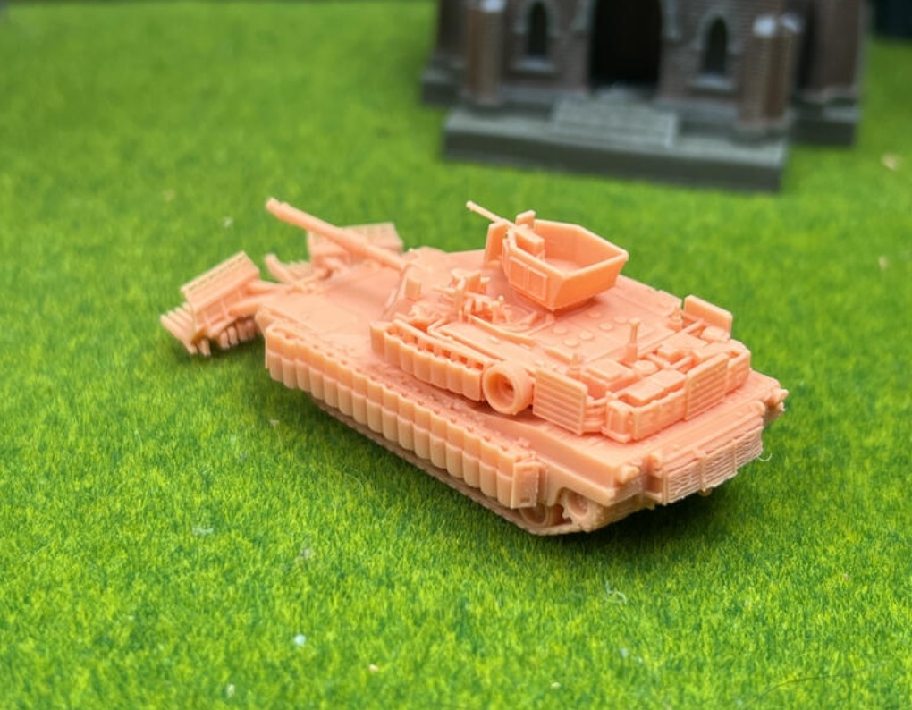 1077 1/144 M1A2 エイブラムス tusk3 mine plow