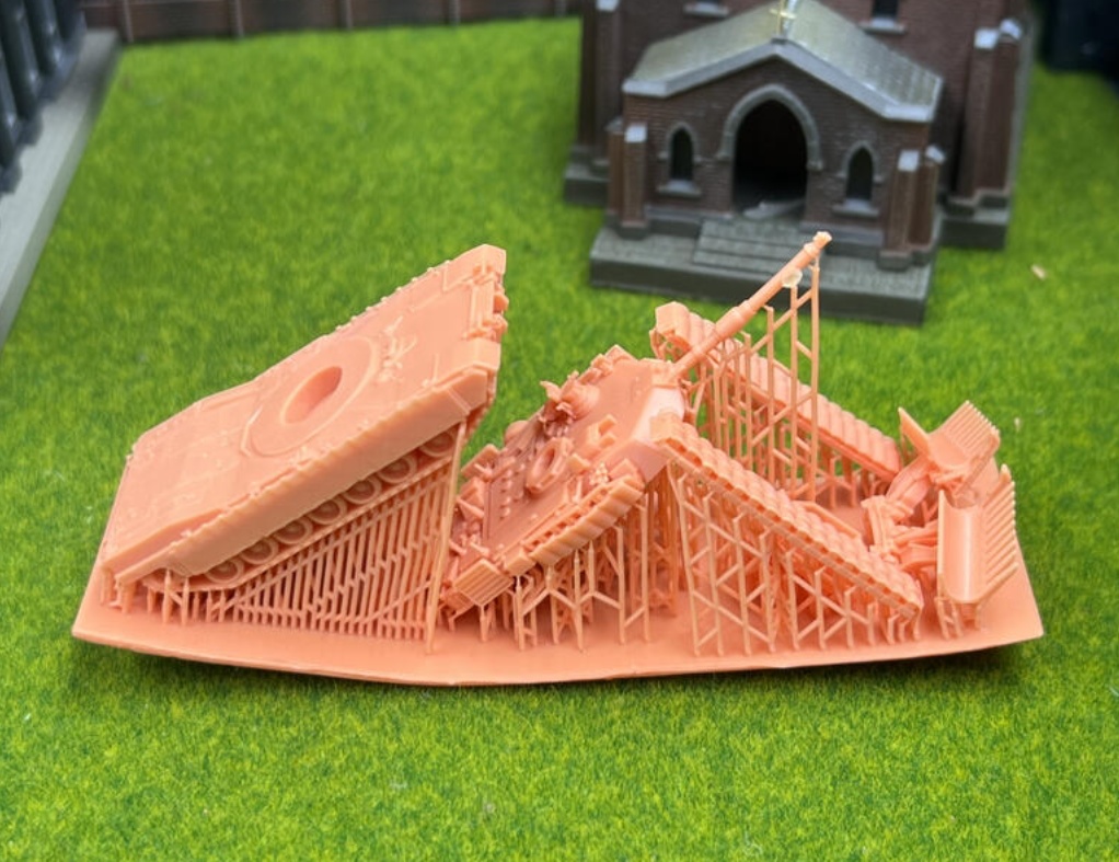 1077 1/144 M1A2 エイブラムス tusk3 mine plow