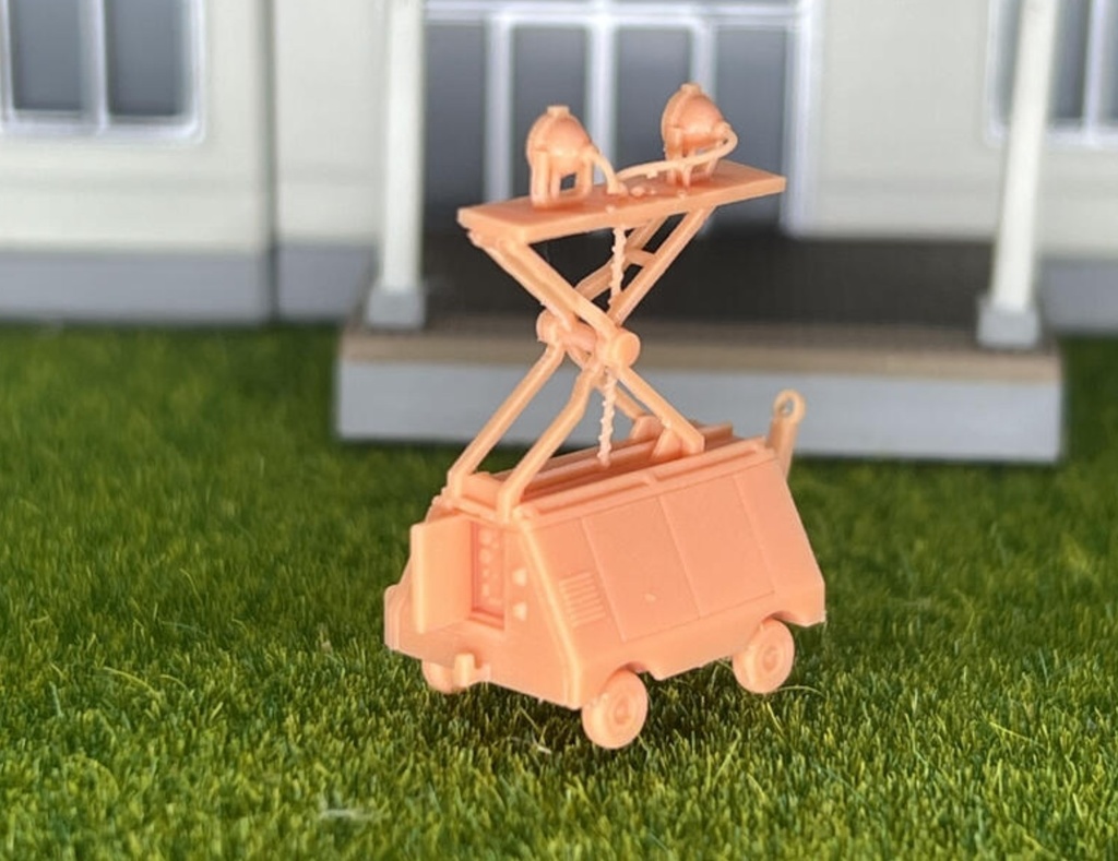 971 1/144 NF-2 照明車 展開状態