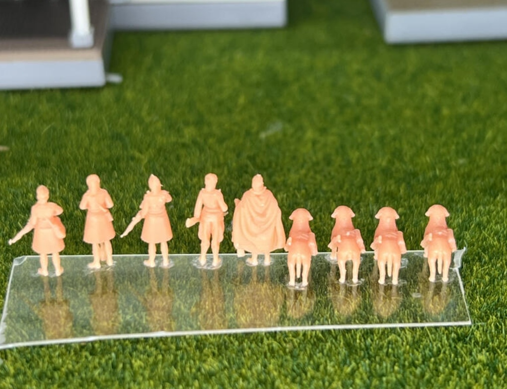 933 1/144 WW2 女性狙撃兵+軍用犬