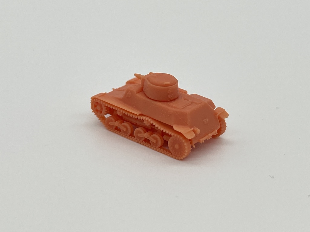 1584 1/144 九七式軽装甲車 テケ 関銃砲塔