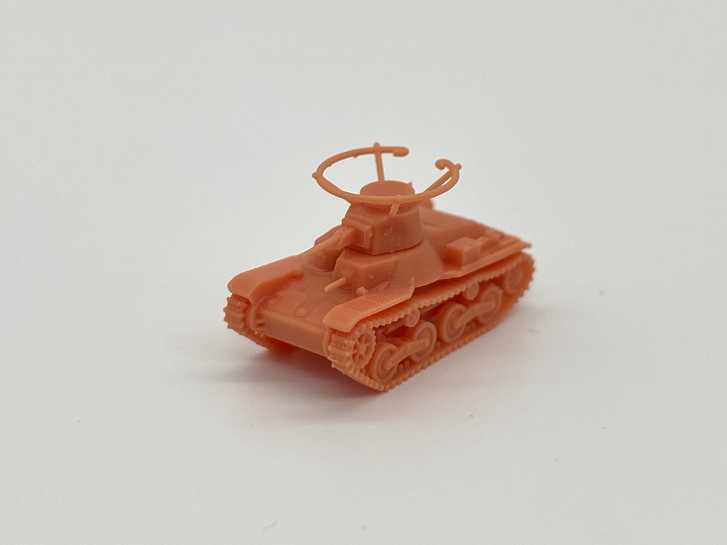 1597 1/144 九五式軽戦車 指揮用車両 01