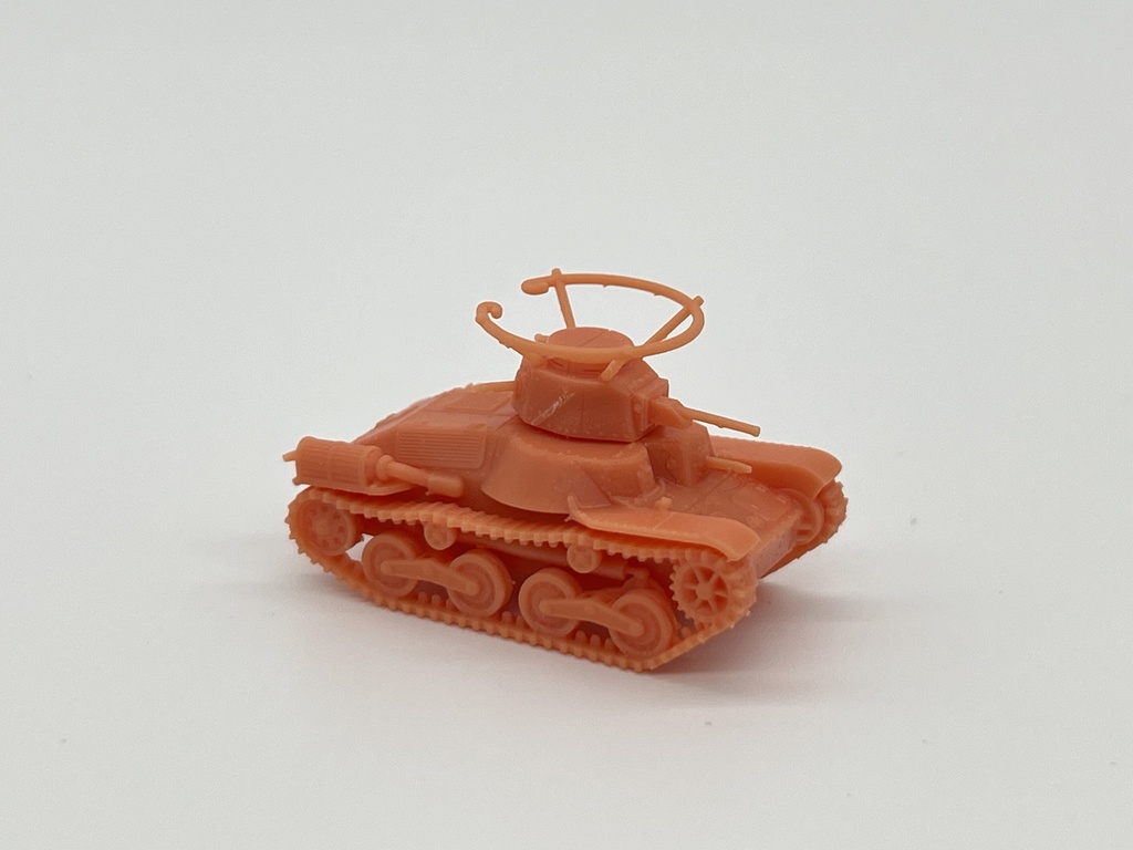 1597 1/144 九五式軽戦車 指揮用車両 01