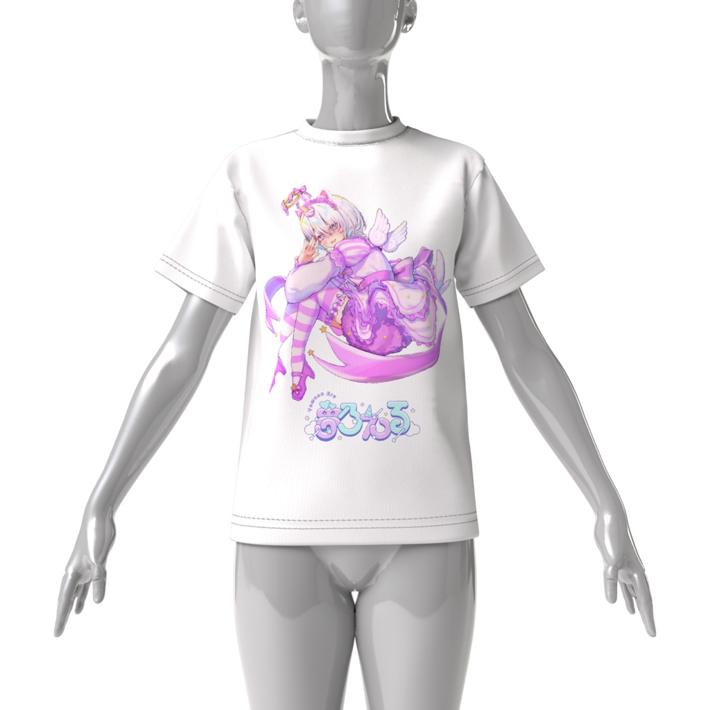 夢乃える公式ファングッズ - ビッグシルエットTシャツ