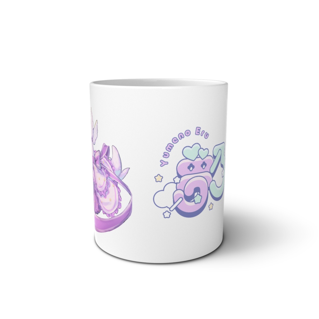 夢乃える公式ファングッズ~イラスト+ロゴ マグカップ~