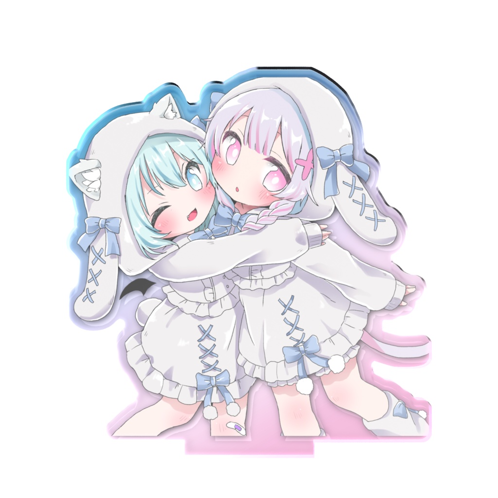 夢乃えるロゴ入り シフォショコオーロラアクスタ