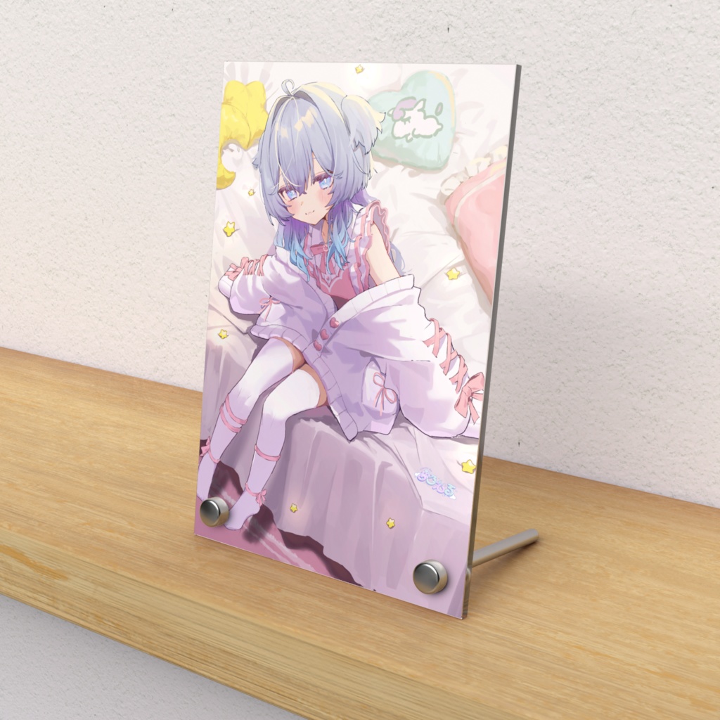 夢乃えるベッドシットアクリルフォトパネル