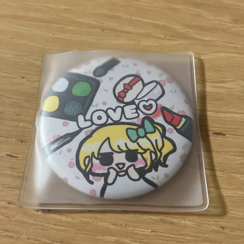 LOVE缶ミラー